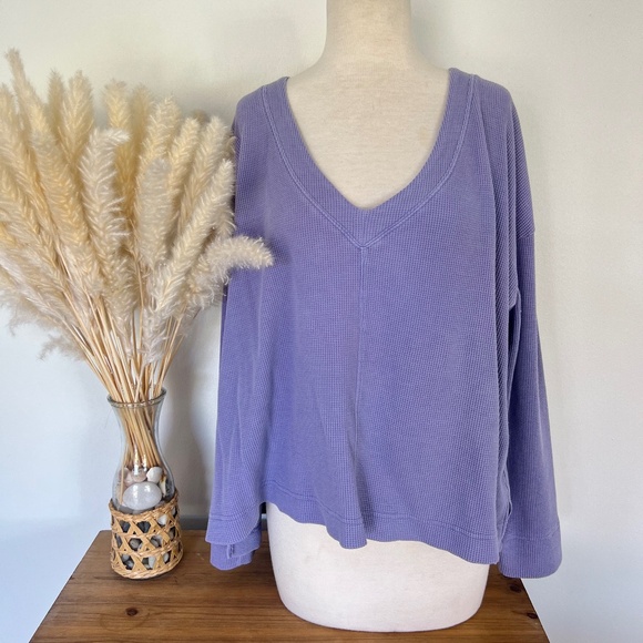 Anthropologie Pilcro Purple oversized sweater - Picture 1 of 7